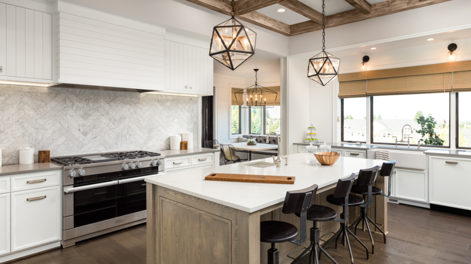 Remodeled kitchen
